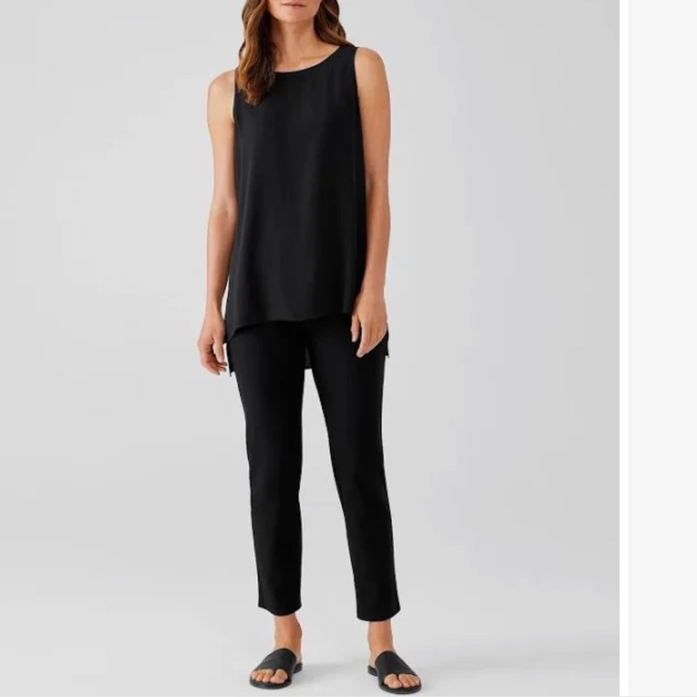 Eileen Fisher Slim Black Pant